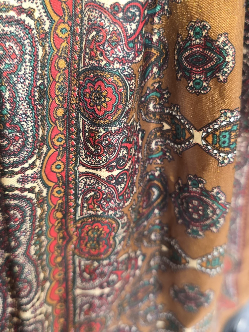 Vintage Elaine Gold for Collection XIIX 100% Silk Paisley Scarf